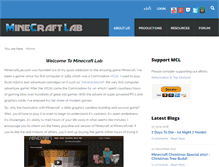 Tablet Screenshot of minecraftlab.com